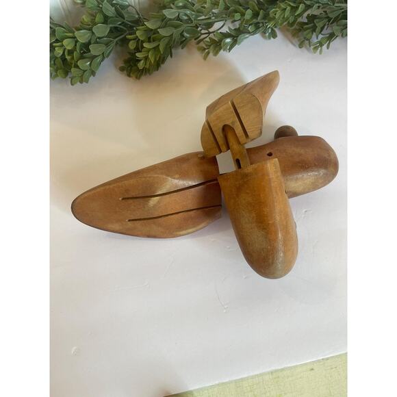 Vintage Set Wooden Shoe Forms Size 11C Wood Stretcher | Right & Left | Vintage - Picture 9 of 10